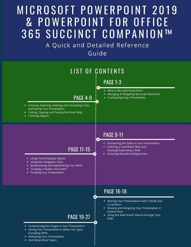 Front cover_Microsoft PowerPoint 2019 & PowerPoint for Office 365 Succinct Companion(TM)