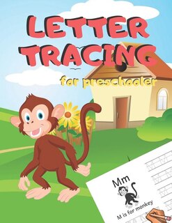 Letter Tracing for Preschoolers: Handwriting Practice Alphabet Workbook for Kids Ages 3-5, Toddlers, Nursery, Kindergartens, Homeschool - Learning to write Letters ABC Children - Fun Educational Activities - Volume 8 Monkey - 8.5 x 11 inches, 110 pages