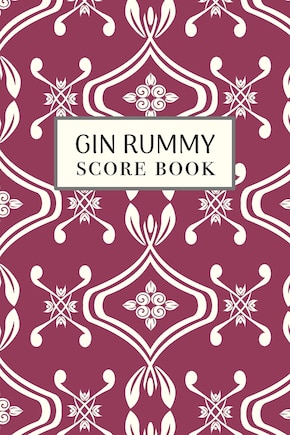 Gin Rummy Score Book: 6x9, 110 pages, Keep Track of Scoring Card Games