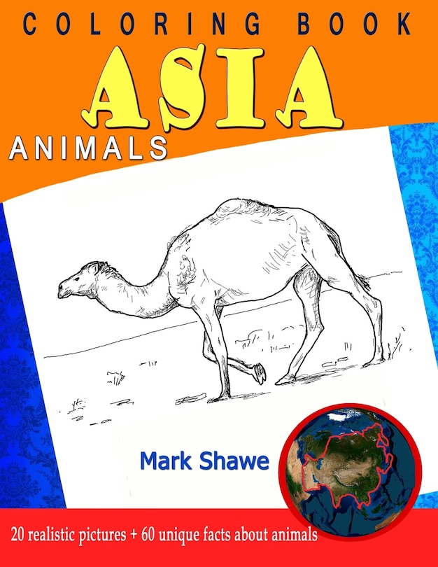 Front cover_Coloring Book Animals of Asia