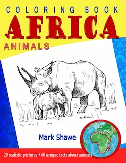 Front cover_Coloring Book Animals Of Africa