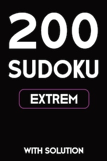 Front cover_200 Sudoku extrem with solution