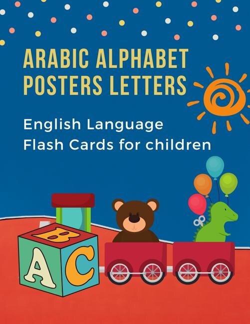 Front cover_Arabic Alphabet Posters Letters English Language Flash Cards for Children