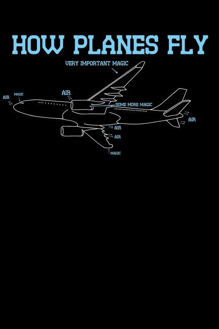 How Planes Fly: 120 Pages I 6x9 I Cornellnotes I Funny Science, Space & Galaxy Gift I Moon & Planet