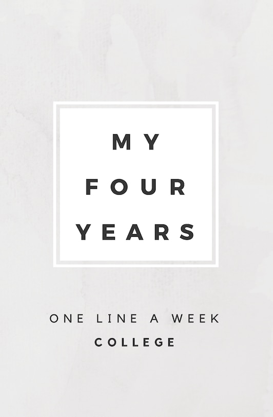 Front cover_My Four Years