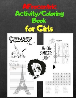 Afrocentric Activity/Coloring Book for Girls: Sudoku, Word Search, & Coloring Images with Positive Affirmations