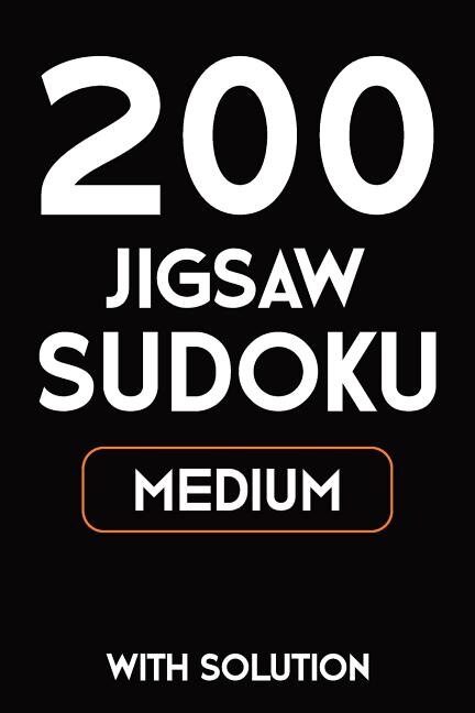 Couverture_200 Jigsaw Sudoku Medium With Solution