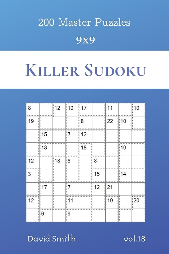 Front cover_Killer Sudoku - 200 Master Puzzles 9x9 vol.18