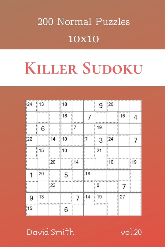 Front cover_Killer Sudoku - 200 Normal Puzzles 10x10 vol.20