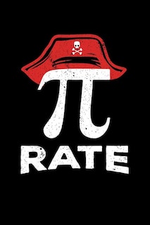 Pi Rate: 120 Pages I 6x9 I Graph Paper 5x5 I Funny Mathematics Constant & Sea Robber Gifts
