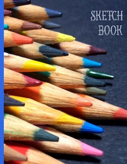 Front cover_Array of Colored Pencils for Drawing and Coloring