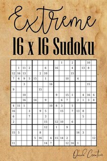 Front cover_Extreme 16 x 16 Sudoku