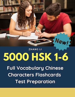 Front cover_5000 HSK 1-6 Full Vocabulary Chinese Characters Flashcards Test Preparation