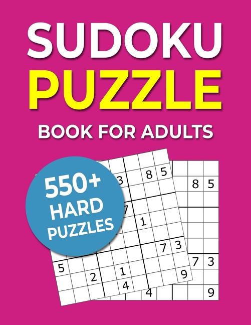 Front cover_Sudoku Puzzle Book For Adults