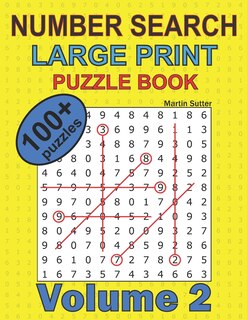 Couverture_Number Search - Large Print - Puzzle Book - 100 Plus Puzzles - Volume 2