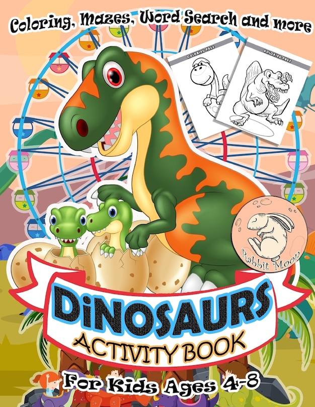 Couverture_Dinosaurs Activity Book for Kids Ages 4-8