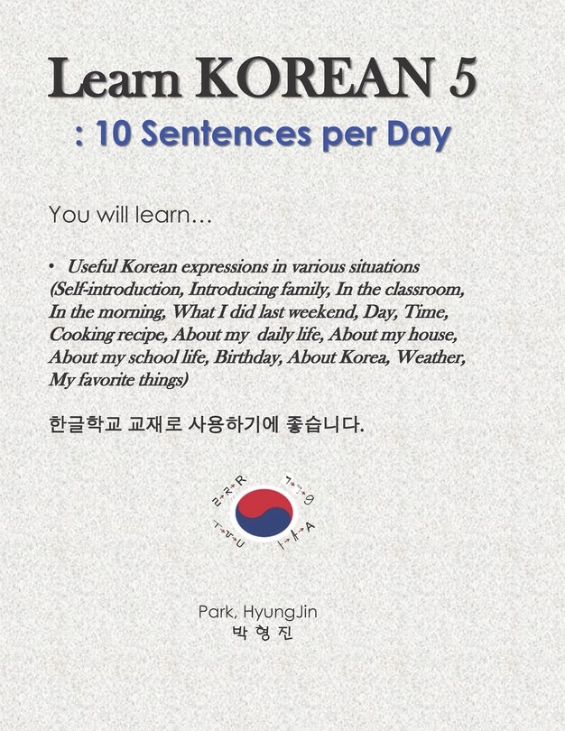 Front cover_Learn Korean 5