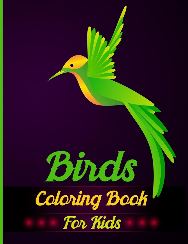 Front cover_Birds Coloring Book For Kids