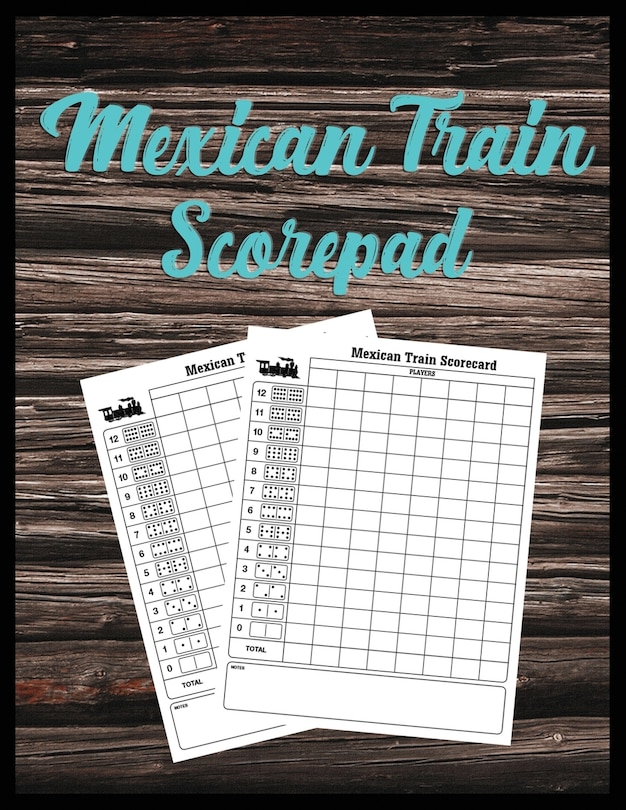 Front cover_Mexican Train Scorepad