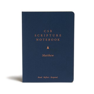 Front cover_Csb Scripture Notebook, Matthew