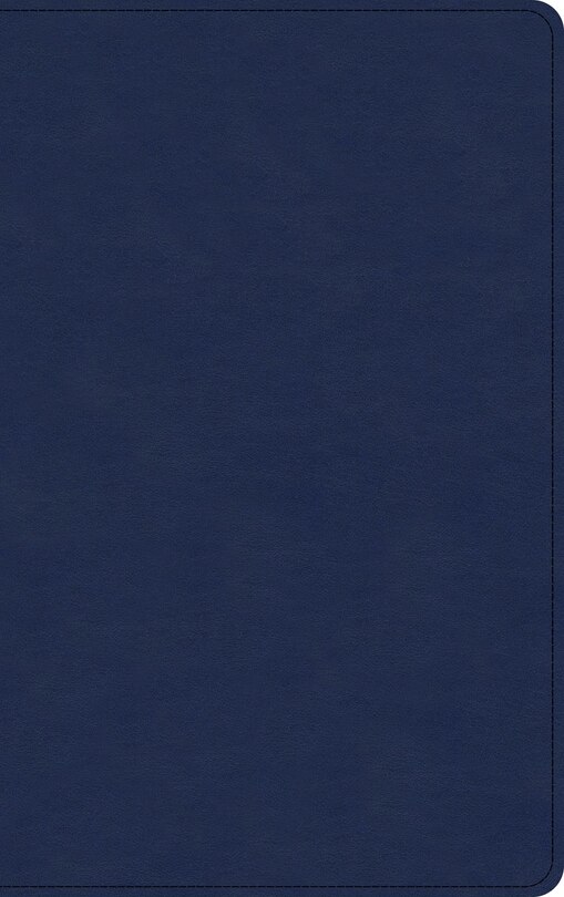 Front cover_KJV Single-Column Personal Size Bible, Navy LeatherTouch