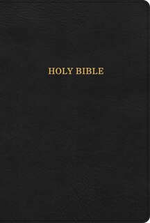 Front cover_KJV Large Print Thinline Bible, Black LeatherTouch