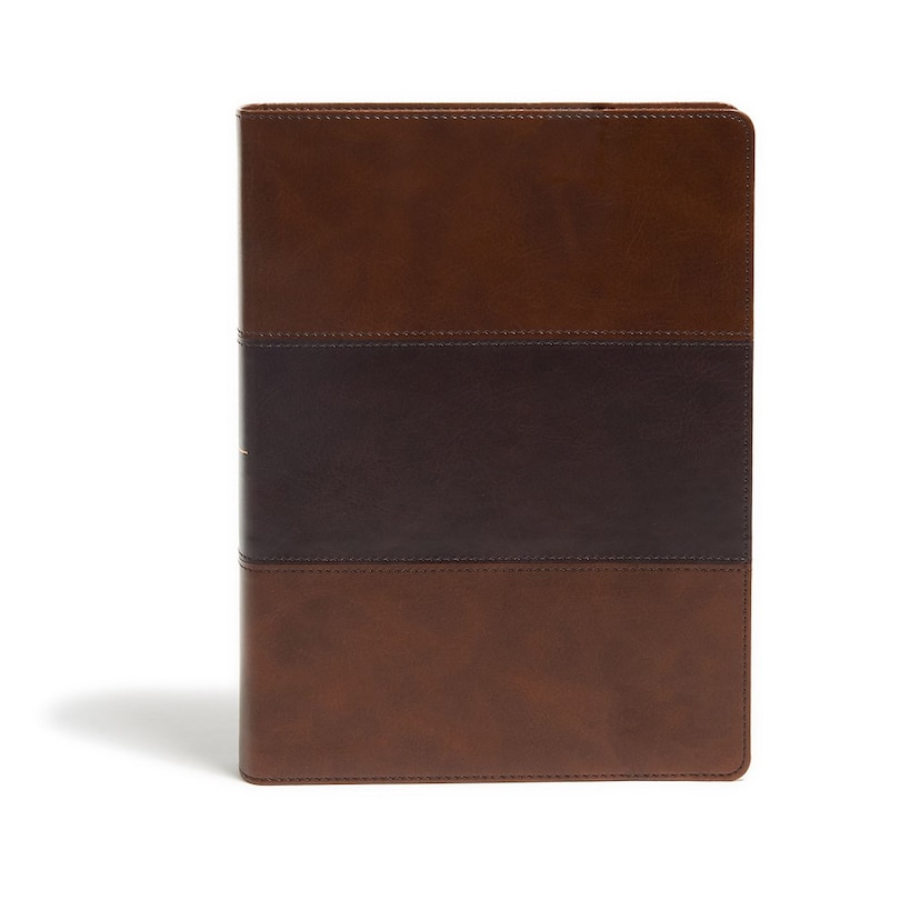 Couverture_Kjv Study Bible, Full-color, Saddle Brown Leathertouch, Indexed