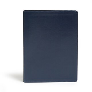 Couverture_Kjv Study Bible, Full-color, Navy Leathertouch