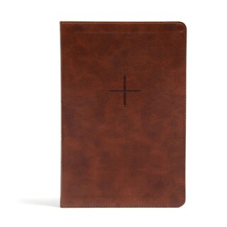 Front cover_Csb Every Day With Jesus Daily Bible, Brown Leathertouch
