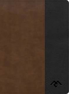 Couverture_Csb Men Of Character Bible, Brown/black Leathertouch