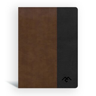 Couverture_Csb Men Of Character Bible, Brown/black Leathertouch, Indexed