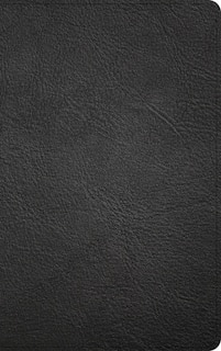 Front cover_KJV Single-Column Personal Size Bible, Black Genuine Leather