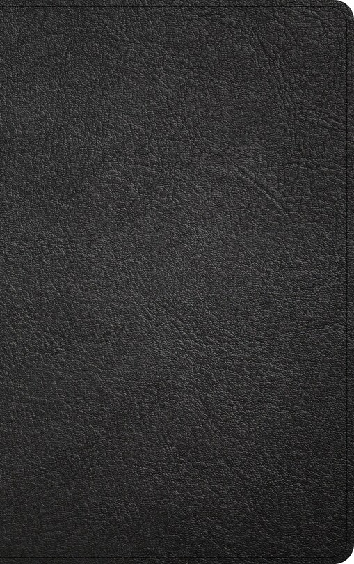 Front cover_KJV Single-Column Personal Size Bible, Black Genuine Leather