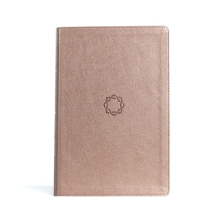 Front cover_KJV Essential Teen Study Bible, Rose Gold LeatherTouch