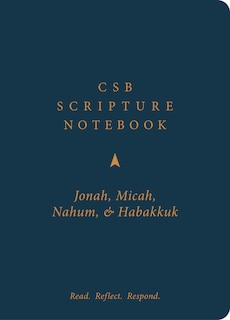 Front cover_Csb Scripture Notebook, Jonah, Micah, Nahum, Habakkuk