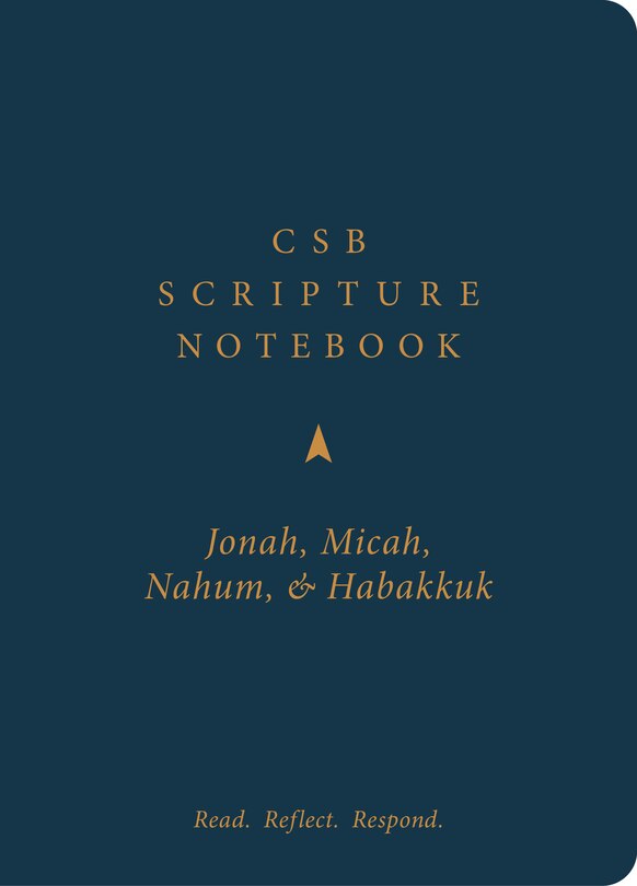 Front cover_Csb Scripture Notebook, Jonah, Micah, Nahum, Habakkuk
