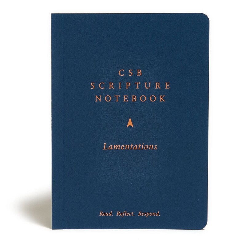 Front cover_Csb Scripture Notebook, Lamentations