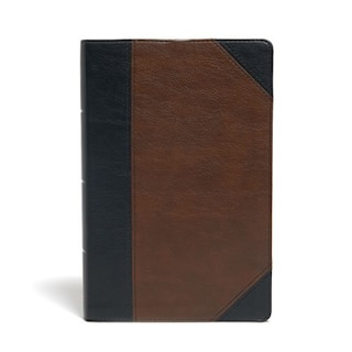 Couverture_KJV Large Print Personal Size Reference Bible, Brown/Black Leathertouch Indexed