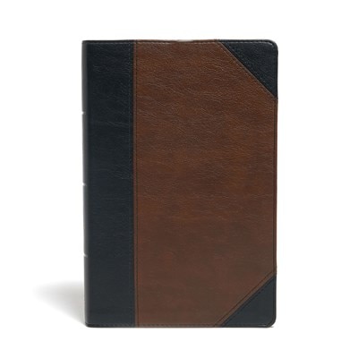 Couverture_KJV Large Print Personal Size Reference Bible, Brown/Black Leathertouch Indexed
