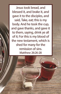 Front cover_Jesus Took  Bulletin (Pkg 100) Communion