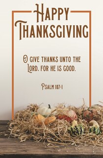 Happy Thanksgiving  Bulletin (Pkg 100) Thanksgiving