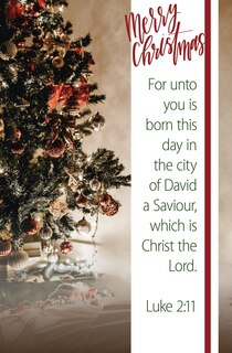 Front cover_Christmas Bulletin: Merry Christmas Unto Us A Child (Package of 100)