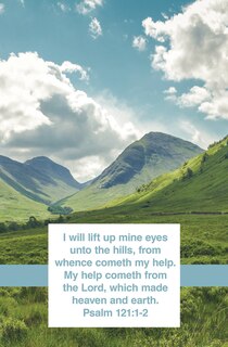 Front cover_I Will Lift Up Mine Eyes  Bulletin (Pkg 100) General Worship
