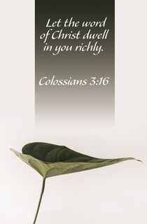 Couverture_Let The Word  Bulletin (Pkg 100) General Worship