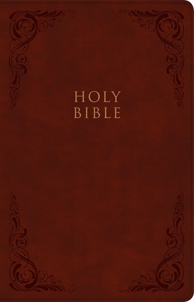 Front cover_KJV Large Print Personal Size Reference Bible, Burgundy LeatherTouch