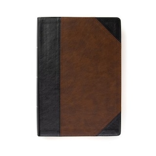 Front cover_KJV Super Giant Print Reference Bible, Black/Brown LeatherTouch