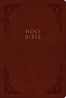 KJV Super Giant Print Reference Bible, Burgundy LeatherTouch