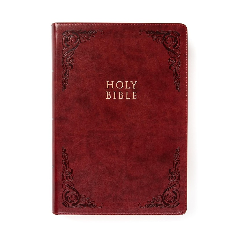 Couverture_KJV Super Giant Print Reference Bible, Burgundy LeatherTouch, Indexed