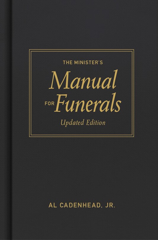 Front cover_The Minister's Manual for Funerals, Updated Edition