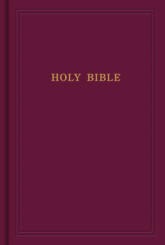 Couverture_KJV Pew Bible, Garnet Hardcover